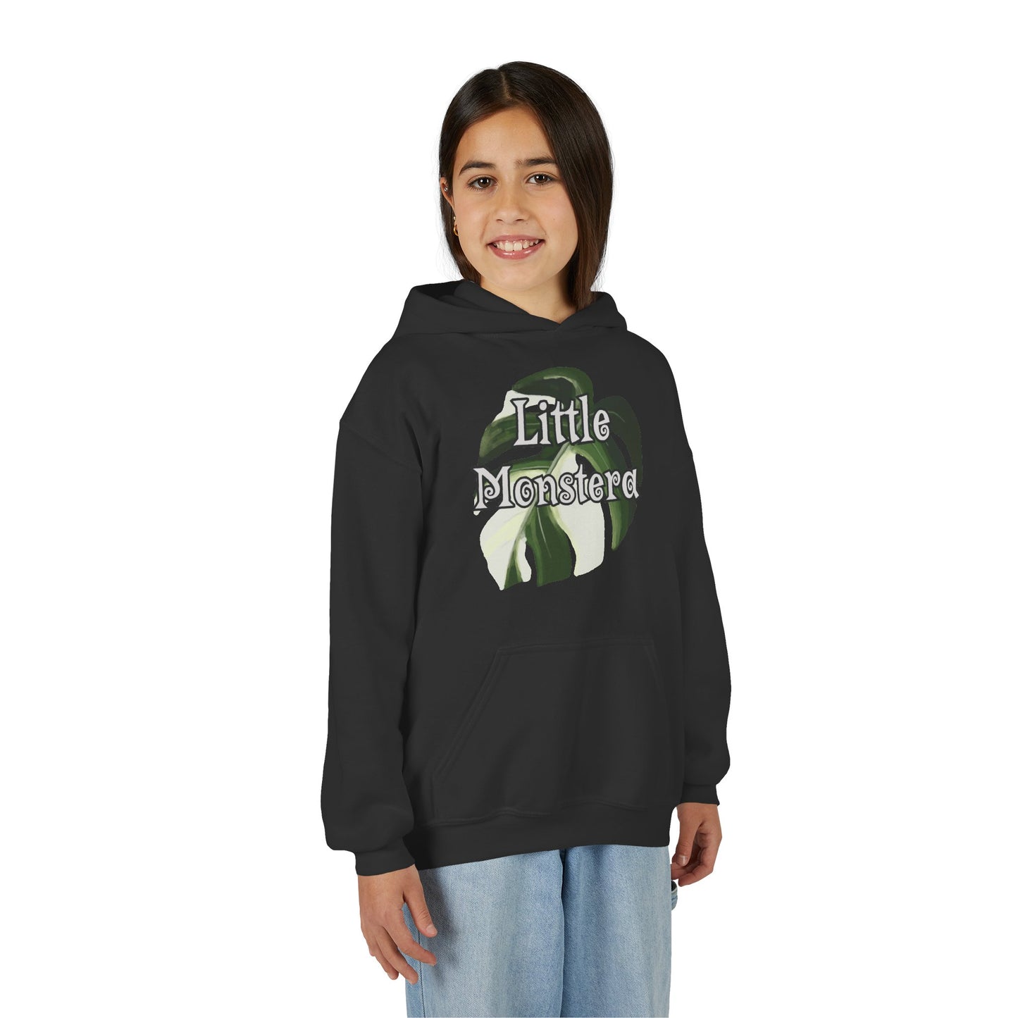Little Monstera Youth Hoodie