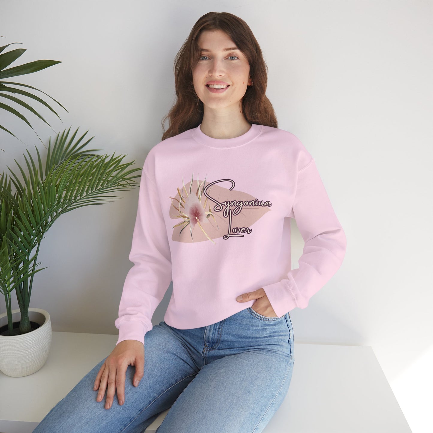 Syngonium Lover Sweatshirt — Plant Lover Crewneck