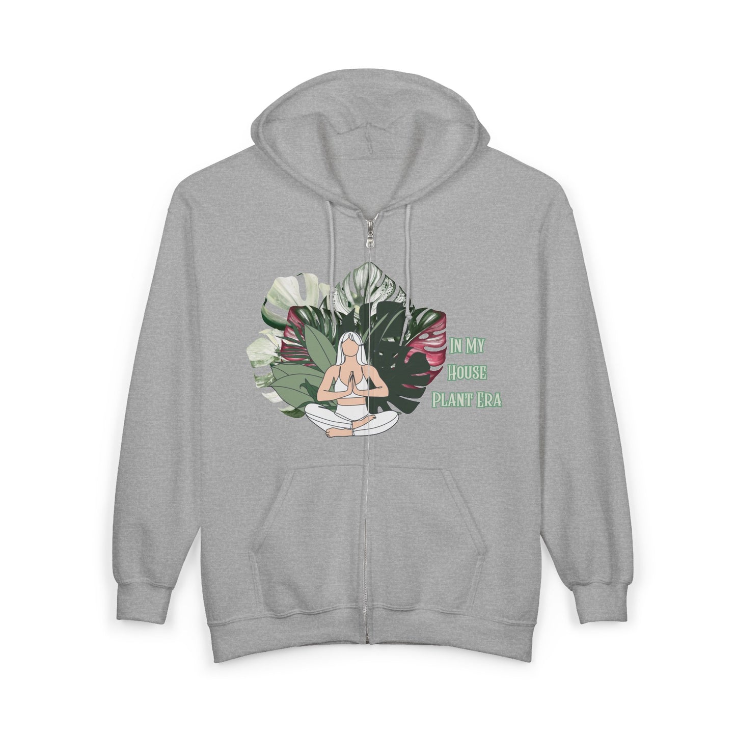 “In My House Plant Era”  Zip-Up Hoodie
