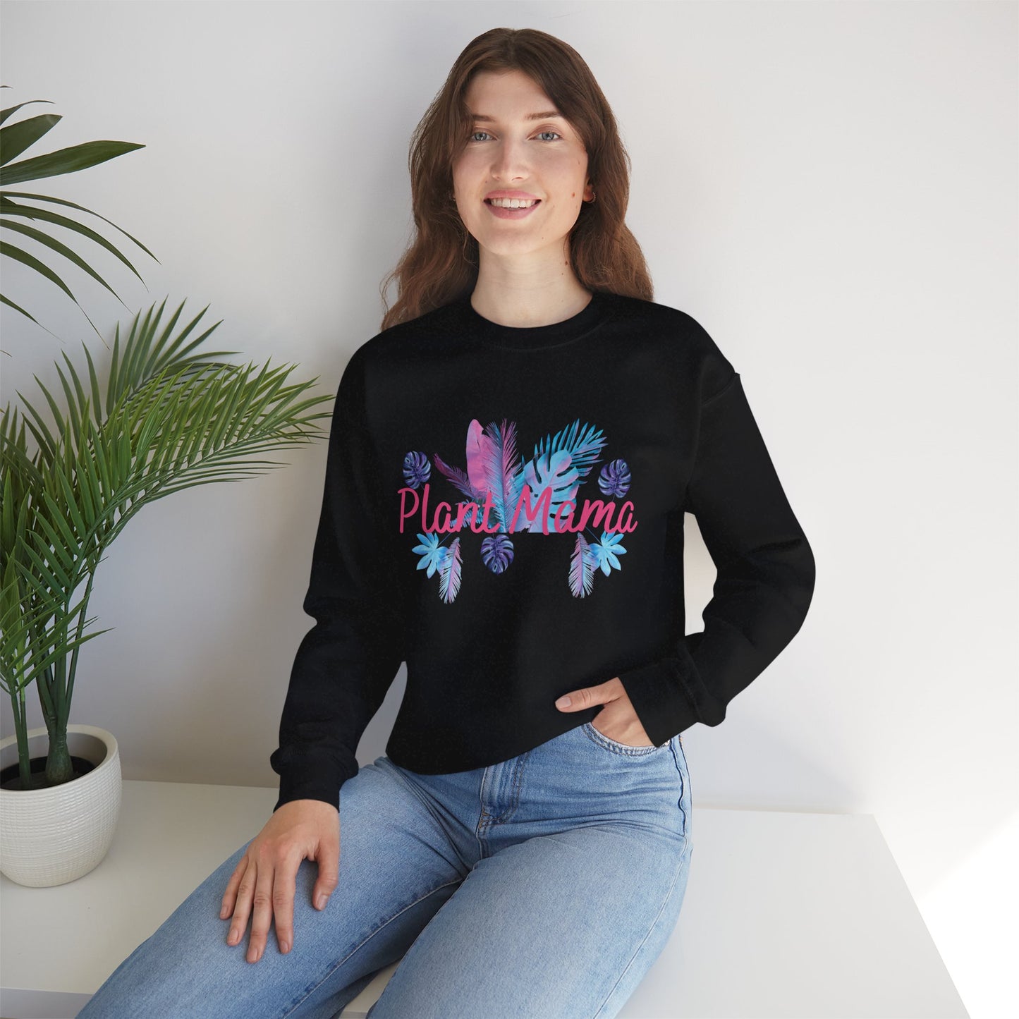 Plant Mama Crewneck Sweatshirt — Floral Mom Gift