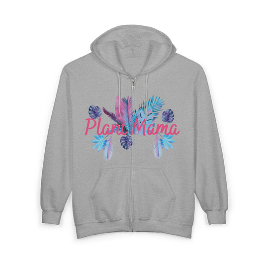Plant Mama Zip Hoodie –Plant Mama Full-Zip Sweatshirt
