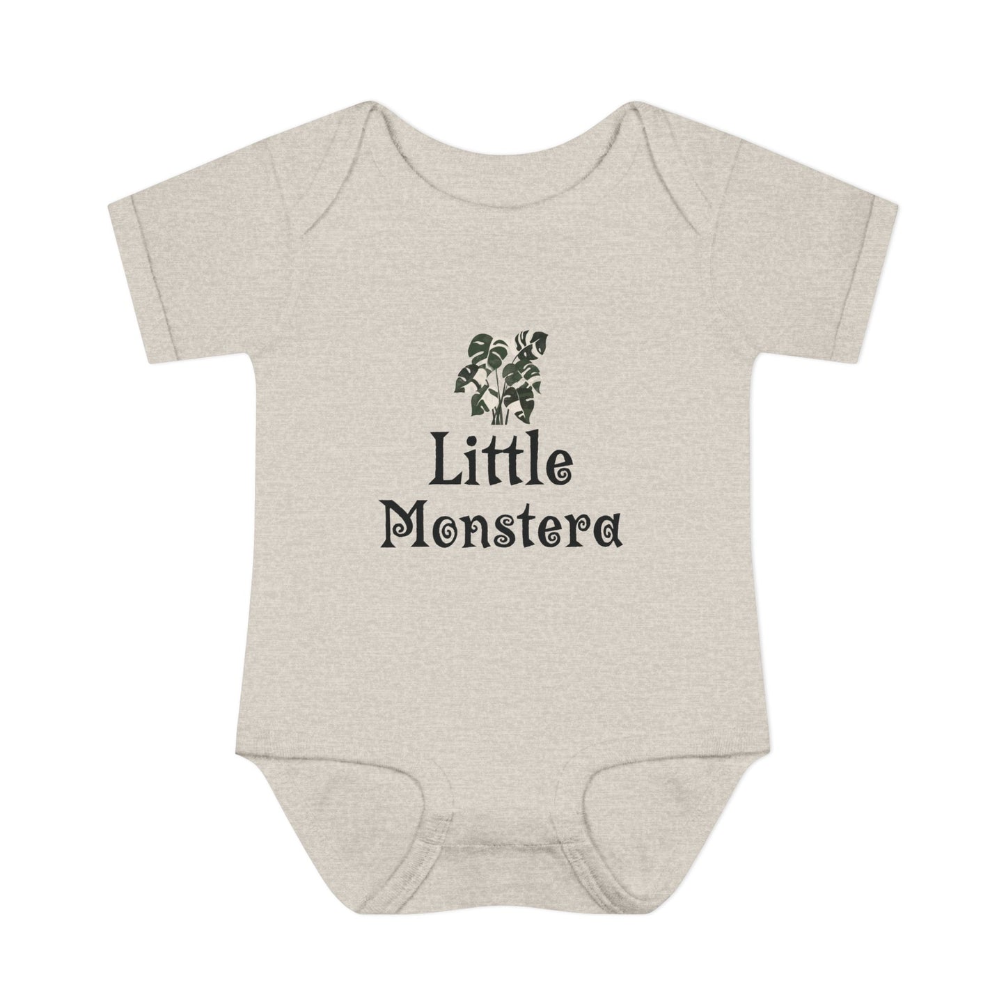 Little Monstera Baby Bodysuit — Infant Onesie