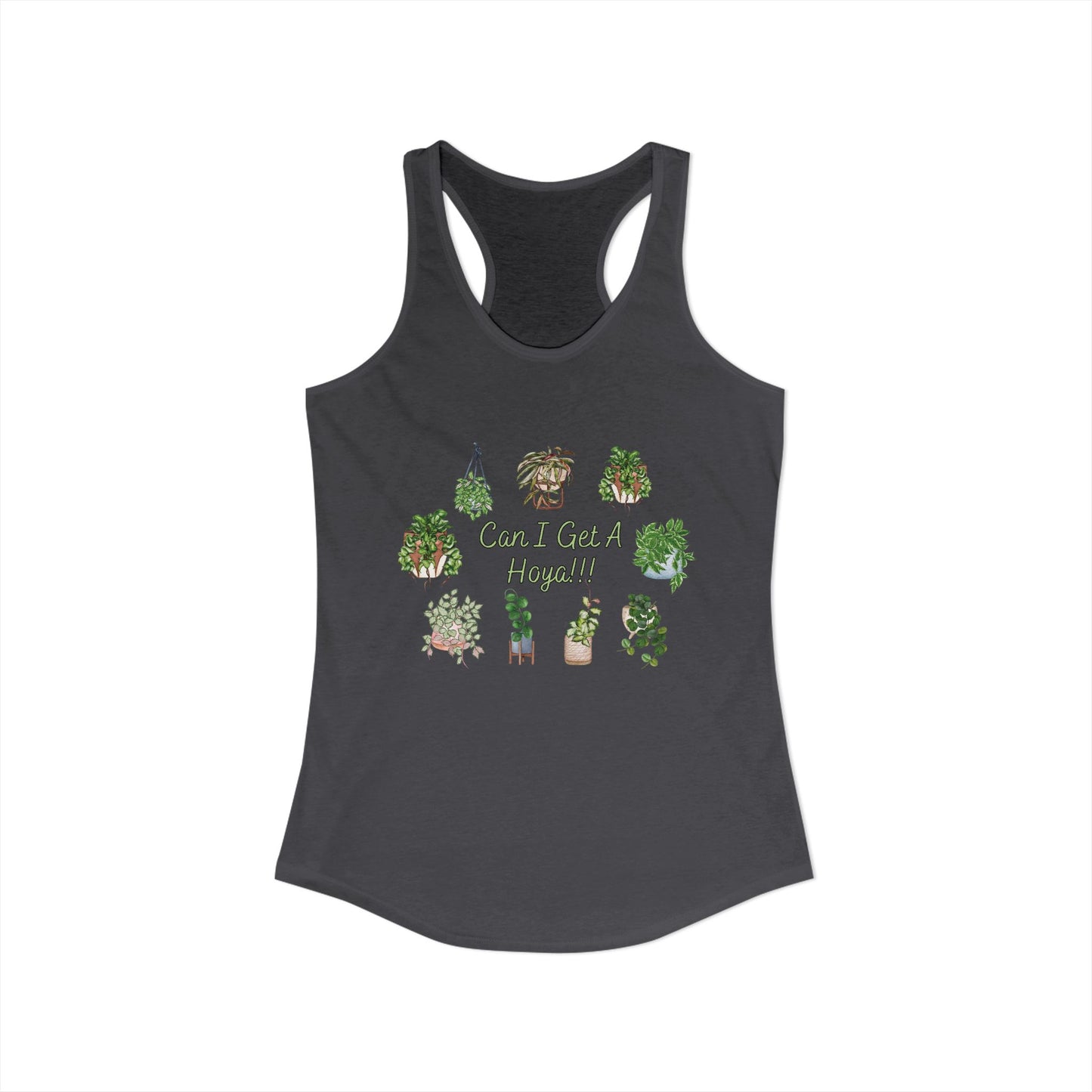 Can I Get A Hoya - Women's Ideal Racerback Tank