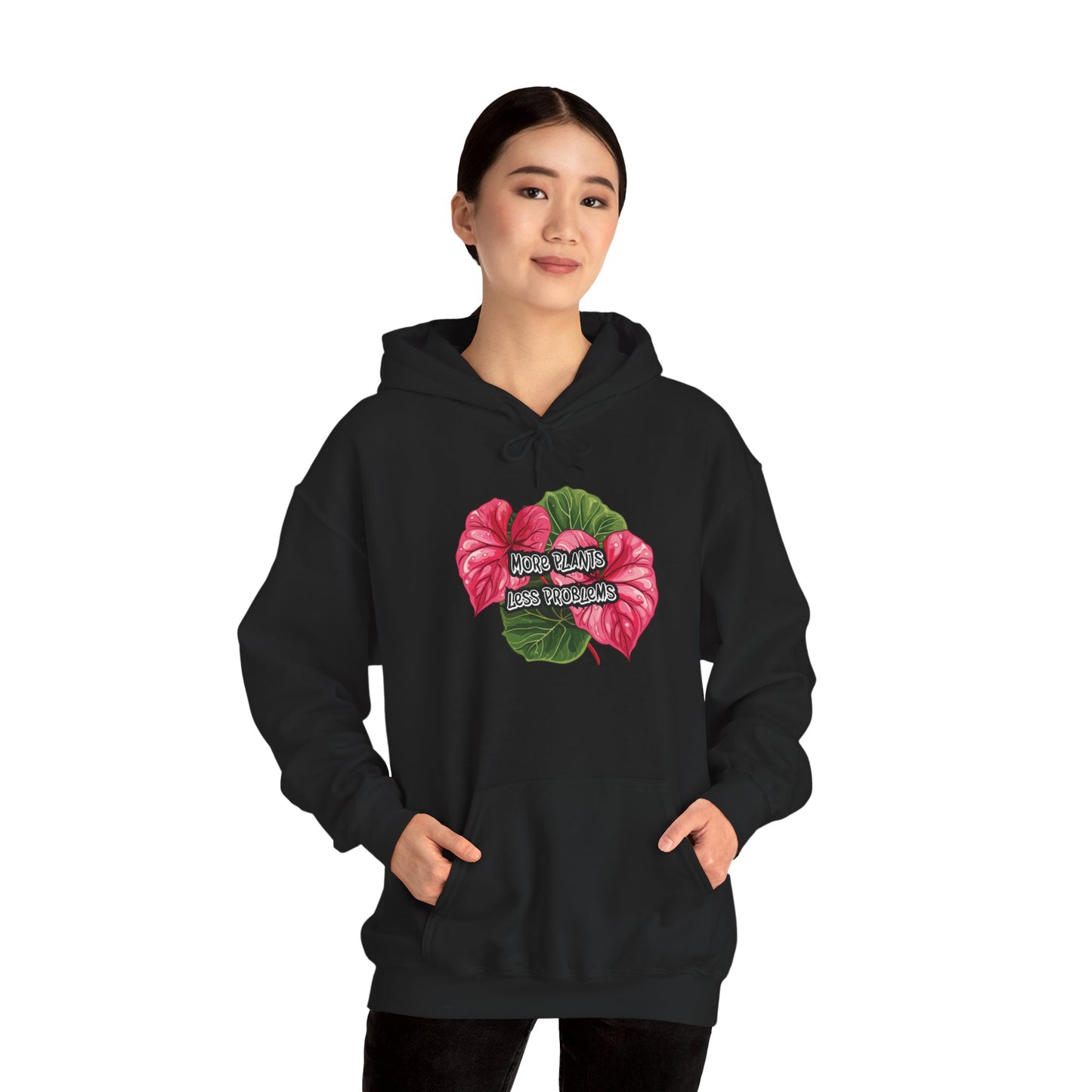 More Plants Less Problems — Floral Graphic Sweatshirt