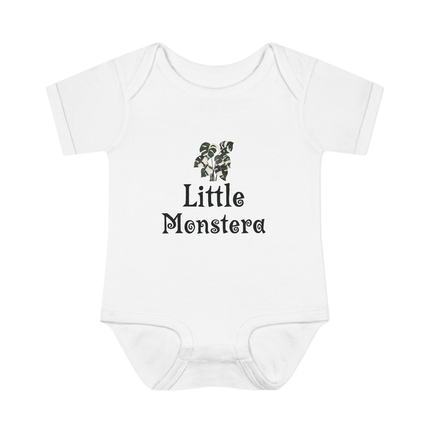 Little Monstera Baby Bodysuit — Infant Onesie