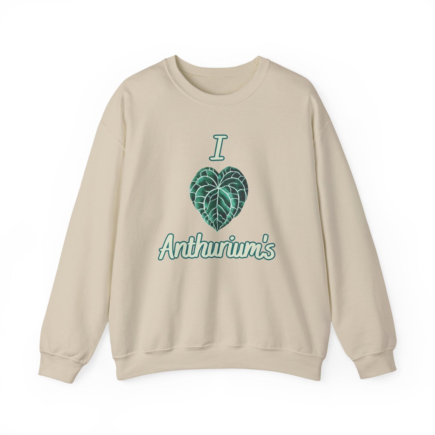 I Love Anthuriums Sweatshirt — Plant Lover Crewneck