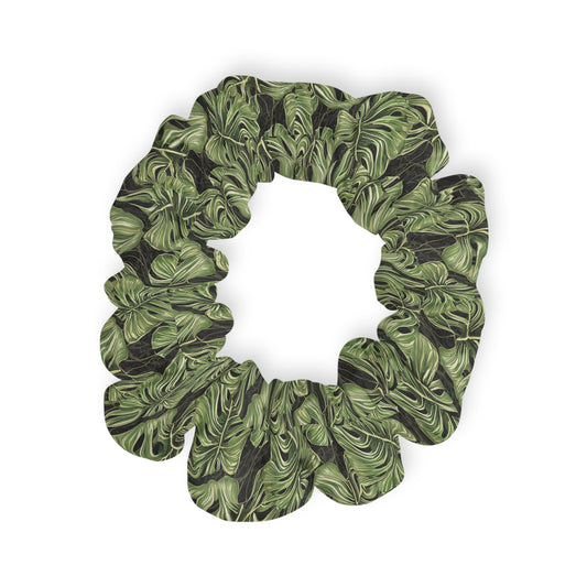 Monstera Scrunchie — Monstera Hair Accessory